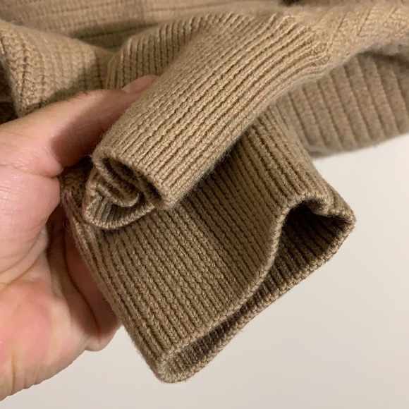 Aritzia Wilfred Lolan wool Sweater Tan Size XS - Picture 7 of 10